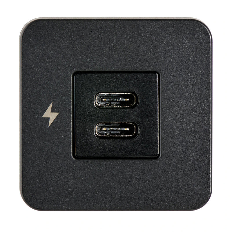 Scanstrut TILE USB-C Interior Charging Socket - 12/24V - Black Bezel [SC-TILE-20]