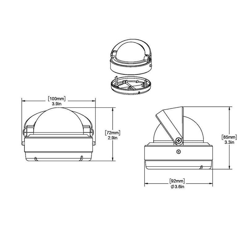 Ritchie S-53G Explorer Compass - Surface Mount - Gray [S-53G] - Wholesaler Elite LLC