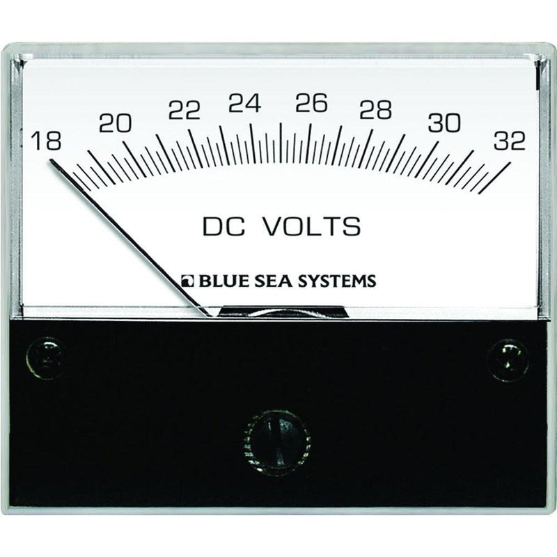 Blue Sea 8240 DC Analog Voltmeter - 2-3/4" Face, 18-32 Volts DC [8240] - Wholesaler Elite LLC
