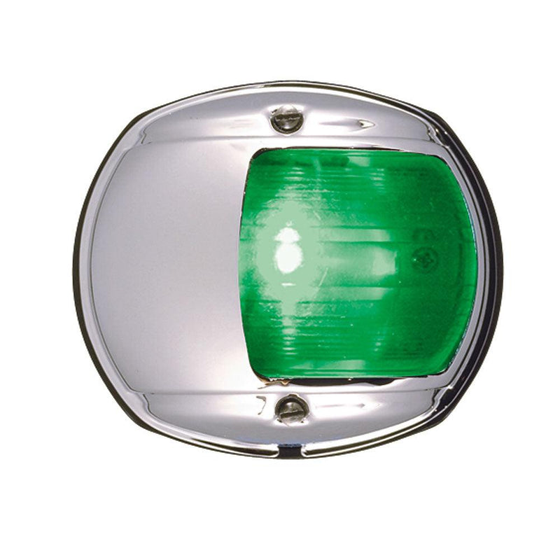 Perko LED Side Light - Green - 12V - Chrome Plated Housing [0170MSDDP3] - Wholesaler Elite LLC