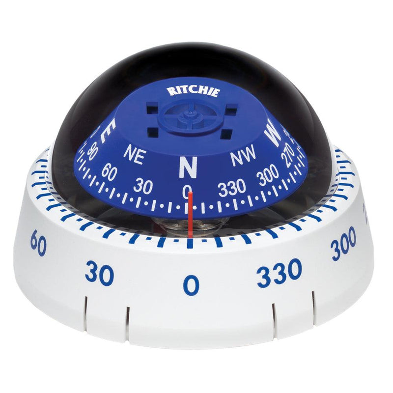 Ritchie XP-99W Kayaker Compass - Surface Mount - White [XP-99W] - Wholesaler Elite LLC