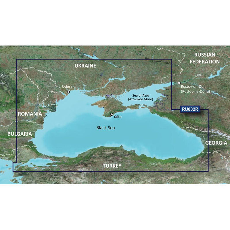 Garmin BlueChart g3 HD - HXRU002R - Black Sea Azov Sea - microSD/SD [010-C1064-20] - Wholesaler Elite LLC