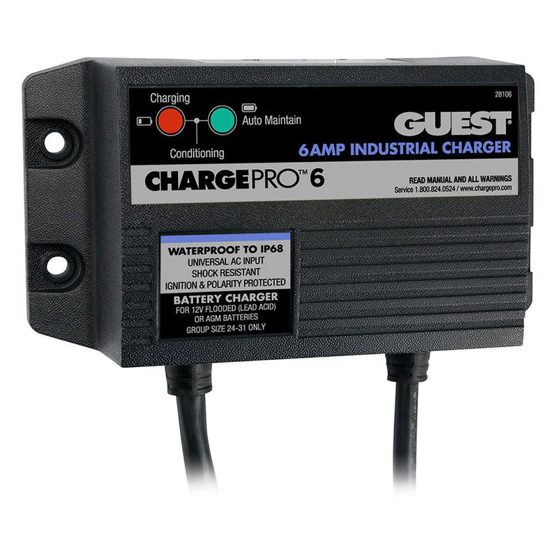 Guest 6A/12V 1 Bank 120V Input On-Board Battery Charger [28106] - Wholesaler Elite LLC