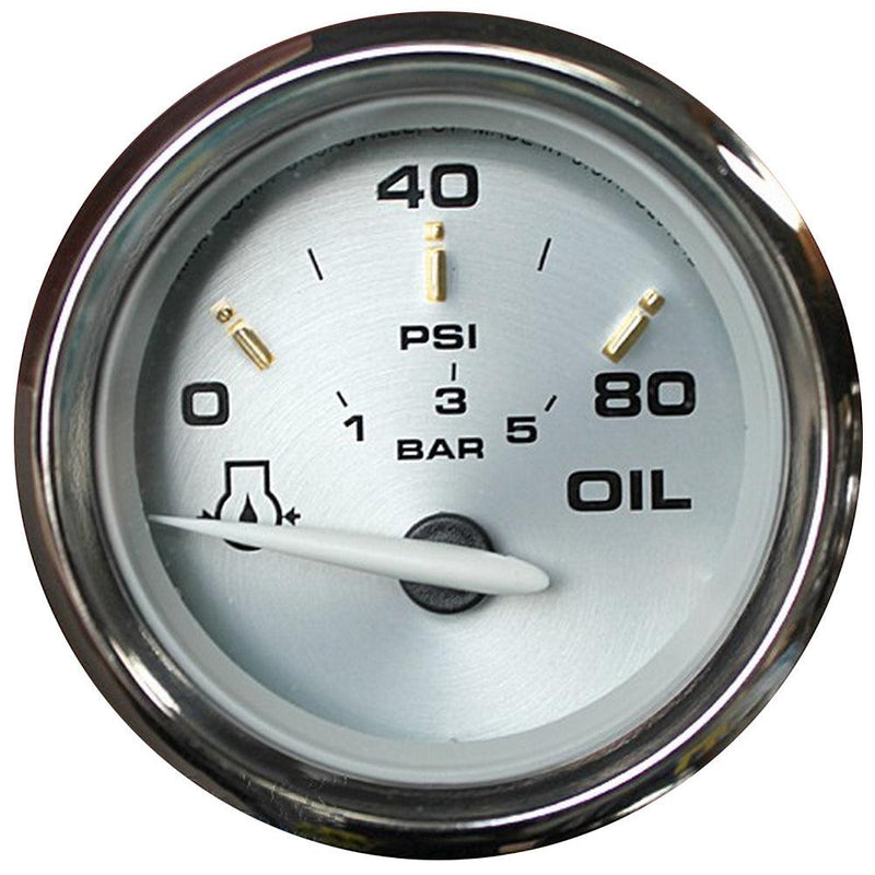 Faria Kronos 2" Oil Pressure Gauge - 80 PSI [19002] - Wholesaler Elite LLC