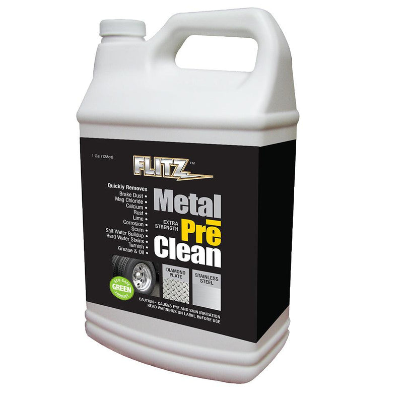 Flitz Metal Pre-Clean - All Metals Including Stainless Steel - Gallon Refill [AL 01710] - Wholesaler Elite LLC