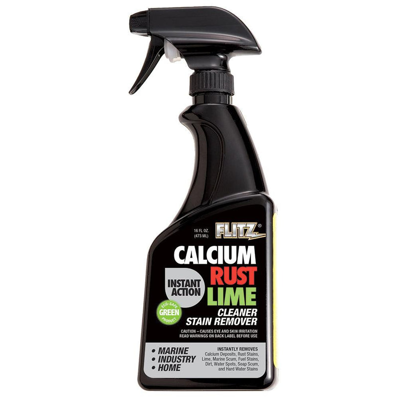 Flitz Instant Calcium, Rust & Lime Remover - 16oz Spray Bottle [CR 01606] - Wholesaler Elite LLC