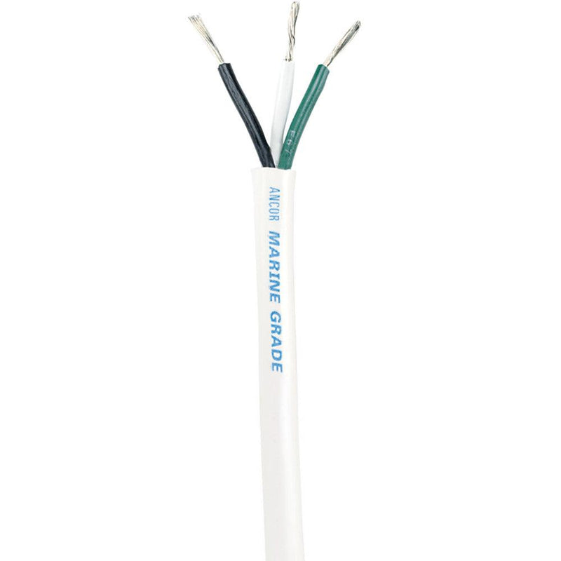 Ancor White Triplex Cable - 14/3 AWG - Round - 250' [133525] - Wholesaler Elite LLC