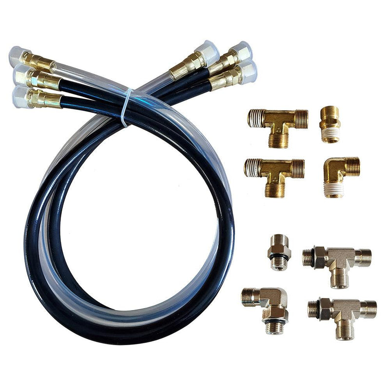 Octopus 30" Hose & Fitting Kit Including Orb & NPT Helm Fittings [OC17SUK42] - Wholesaler Elite LLC