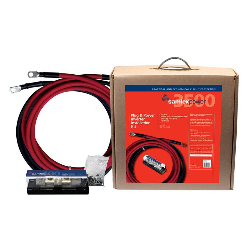 Samlex 400A Inverter Installation Kit f/3500W Inverter [DC-3500-KIT] - Wholesaler Elite LLC