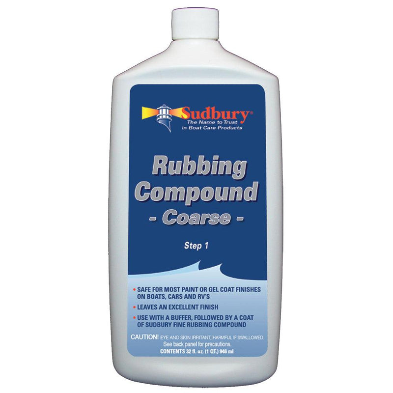 Sudbury Rubbing Compound Coarse - Step 1 - 32oz Fluid [444] - Wholesaler Elite LLC