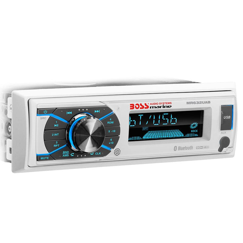 Boss Audio MR632UAB Marine Stereo w/AM/FM/BT/USB [MR632UAB] - Wholesaler Elite LLC