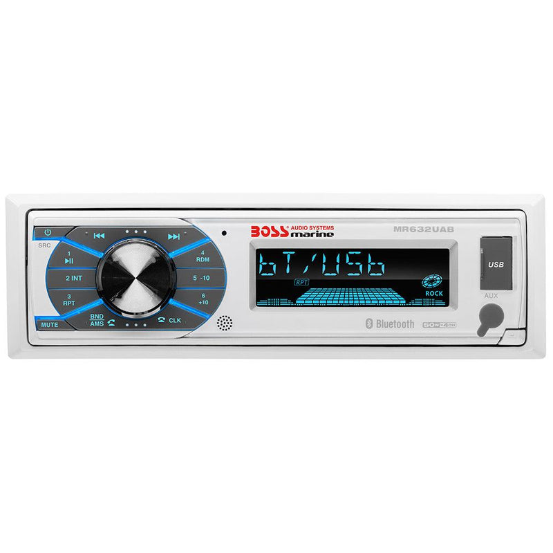 Boss Audio MR632UAB Marine Stereo w/AM/FM/BT/USB [MR632UAB] - Wholesaler Elite LLC