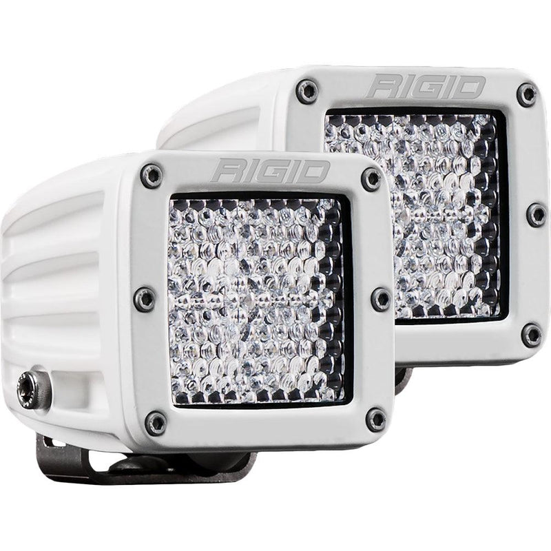 RIGID Industries D-Series PRO Hybrid-Diffused LED - Pair - White [602513] - Wholesaler Elite LLC