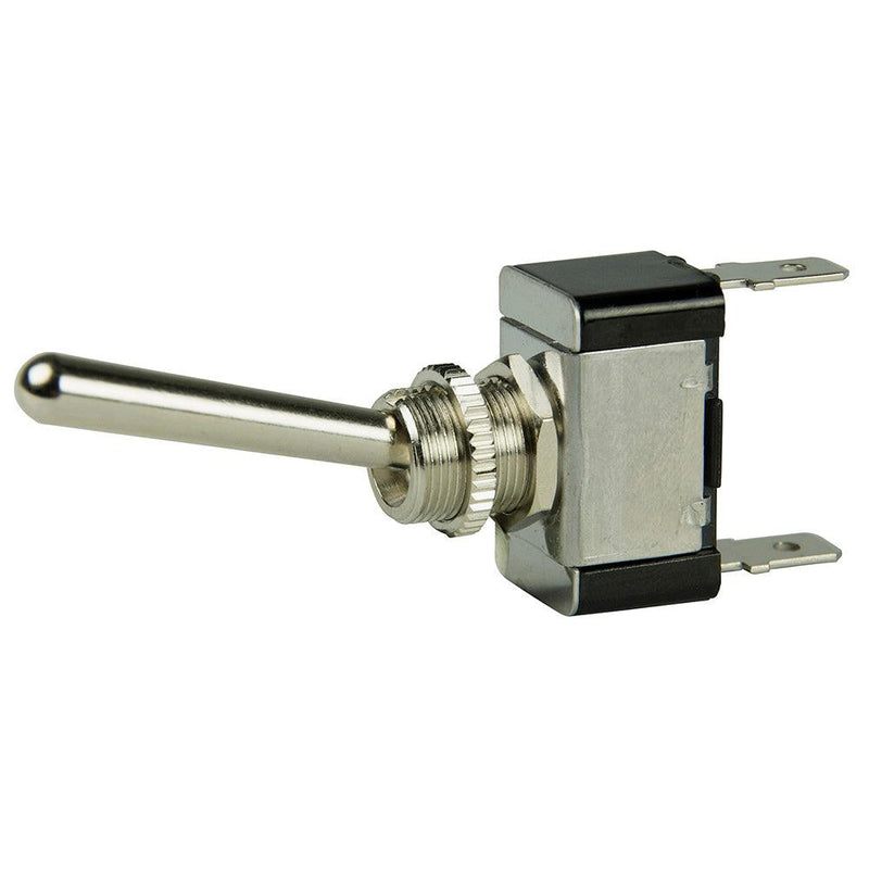 BEP SPST Chrome Plated Long Handle Toggle Switch - ON/OFF [1002013] - Wholesaler Elite LLC