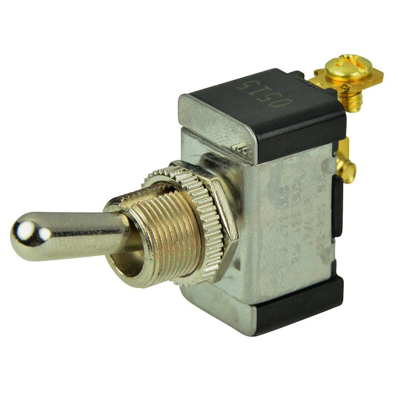 BEP SPST Chrome Plated Toggle Switch -OFF/(ON) [1002002] - Wholesaler Elite LLC