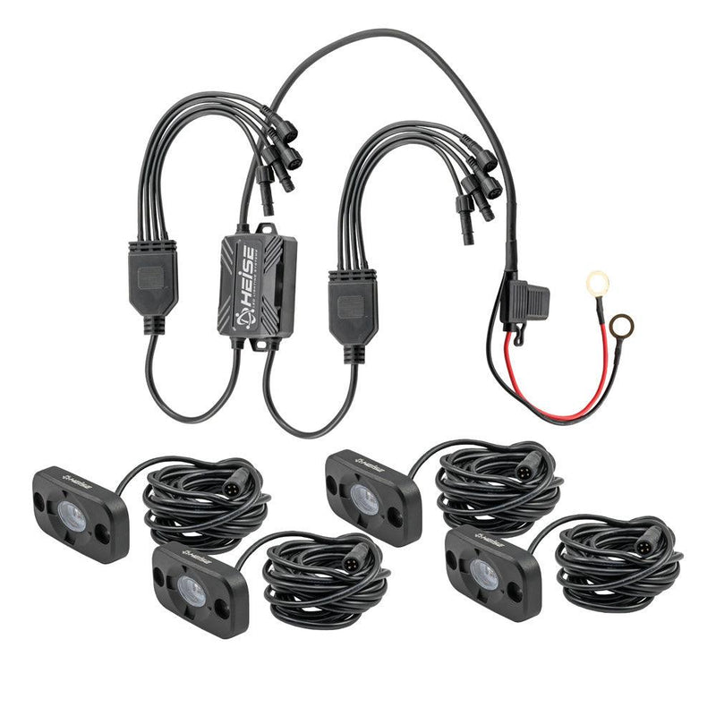 HEISE RGB Accent Lighting Kit - 4 Pack [HE-4TLRGBK] - Wholesaler Elite LLC