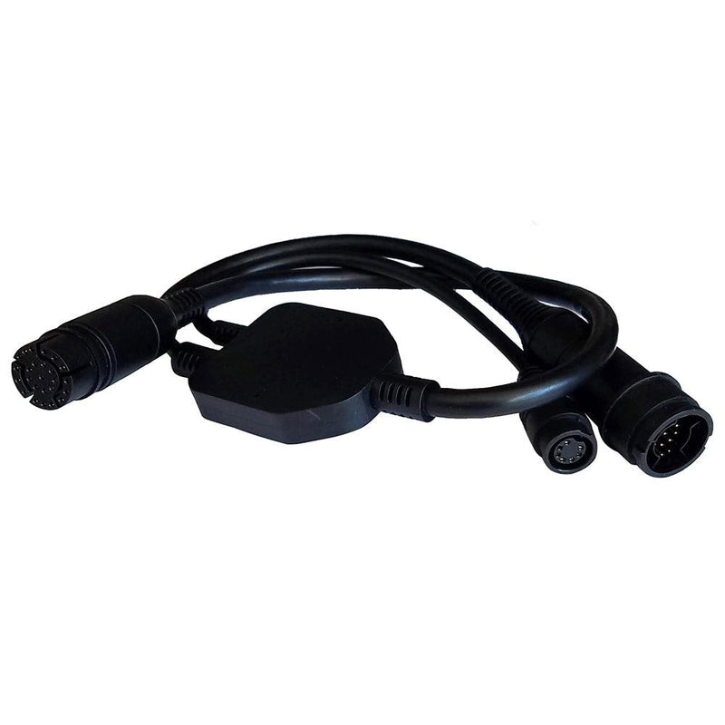 Raymarine Adapter Cable 25-Pin to 25-Pin 7-Pin - Y-Cable to RealVision Embedded 600W Airmar TD to Axiom RV [A80491] - Wholesaler Elite LLC