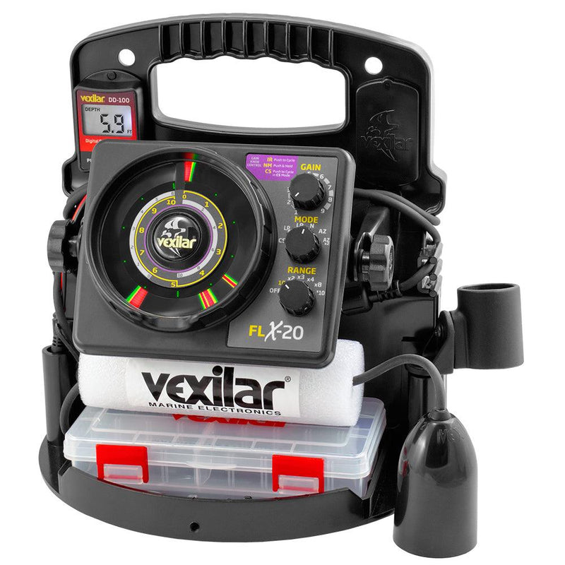 Vexilar FLX-20 Pro Pack II w/12 Ice Ducer DD-100 [PPX2012D] - Wholesaler Elite LLC