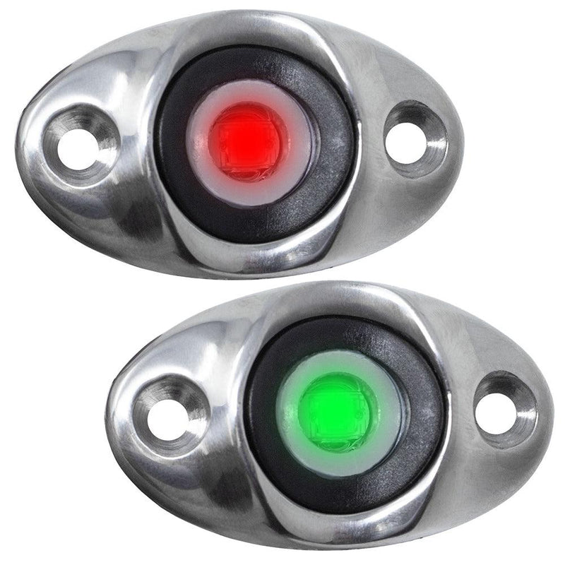 TACO Surface Mount LED Side Navigation Light Set - 1-3/4" [F38-6610D] - Wholesaler Elite LLC