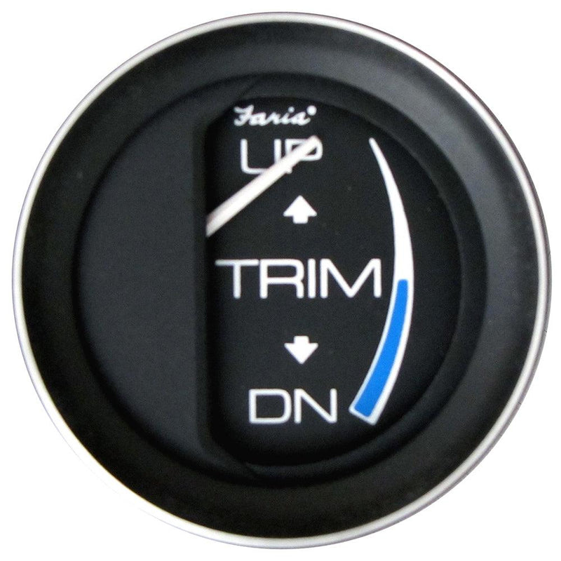 Faria Coral 2" Trim Gauge f/Suzuki, Johnson Evinrude Outboard [13016] - Wholesaler Elite LLC