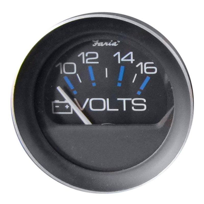 Faria Coral 2" Voltmeter (10-16 VDC) [13010] - Wholesaler Elite LLC