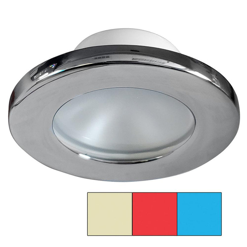 i2Systems Apeiron A3120 Screw Mount Light - Red, Warm White Blue - Chrome Finish [A3120Z-11HCE] - Wholesaler Elite LLC