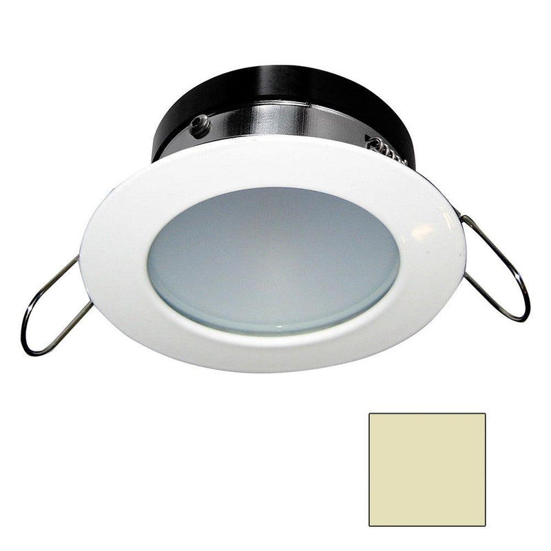 i2Systems Apeiron A1110Z - 4.5W Spring Mount Light - Round - Warm White - White Finish [A1110Z-31CAB] - Wholesaler Elite LLC