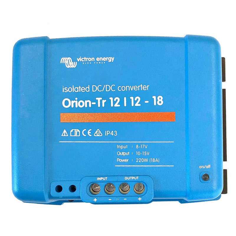 Victron Orion-TR DC-DC Converter - 12 VDC to 12 VDC - 18AMP Isolated [ORI121222110] - Wholesaler Elite LLC