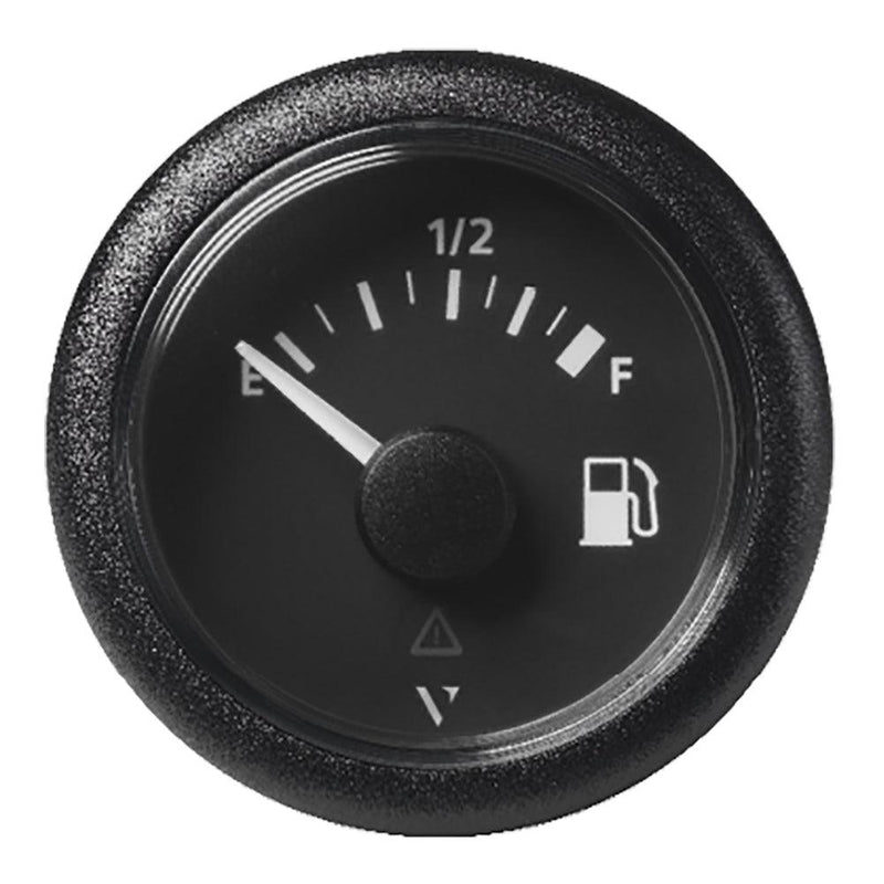 Veratron 52MM (2-1/16") ViewLine Fuel Level Gauge Empty-Full - 90-4 OHM - Black Dial Round Bezel [A2C59514088] - Wholesaler Elite LLC