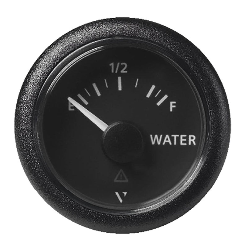 Veratron 52MM (2-1/16") ViewLine Fresh Water Resistive - Empty/Full - 3 to180 OHM - Black Dial Round Bezel [A2C59514099] - Wholesaler Elite LLC