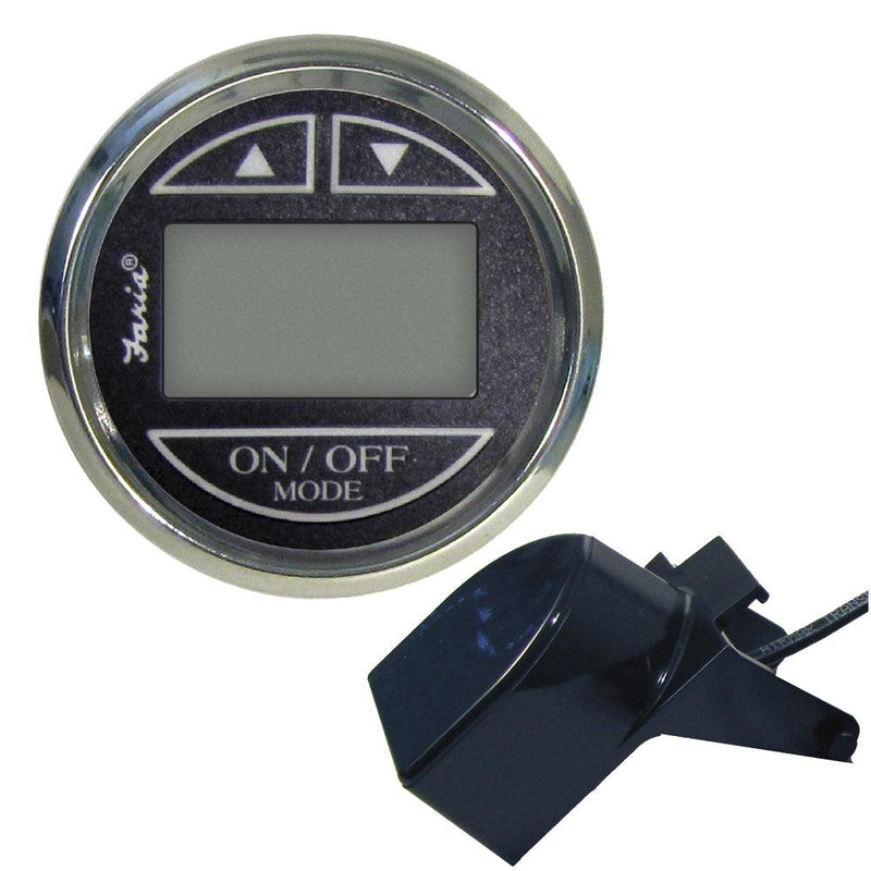 Faria Platinum 2" Depth Sounder w/Transom Mount Transducer [22025] - Wholesaler Elite LLC