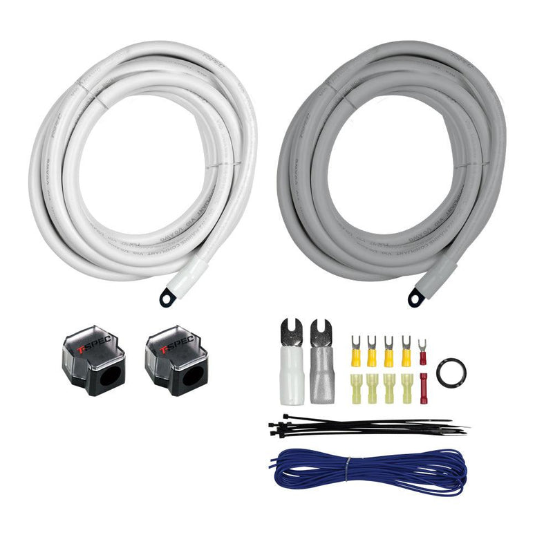 T-Spec V10-D104K 4 Gauge Add-A-Amp Kit f/1/0 Gauge Wire [V10-D104K] - Wholesaler Elite LLC