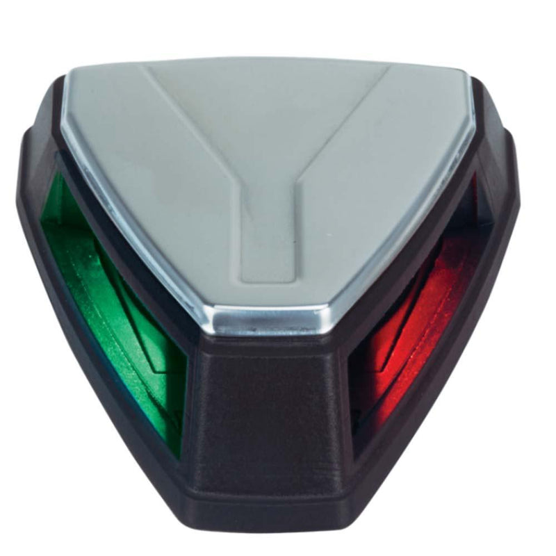 Perko 12V LED Bi-Color Navigation Light - Black/Stainless Steel [0655001BLS] - Wholesaler Elite LLC