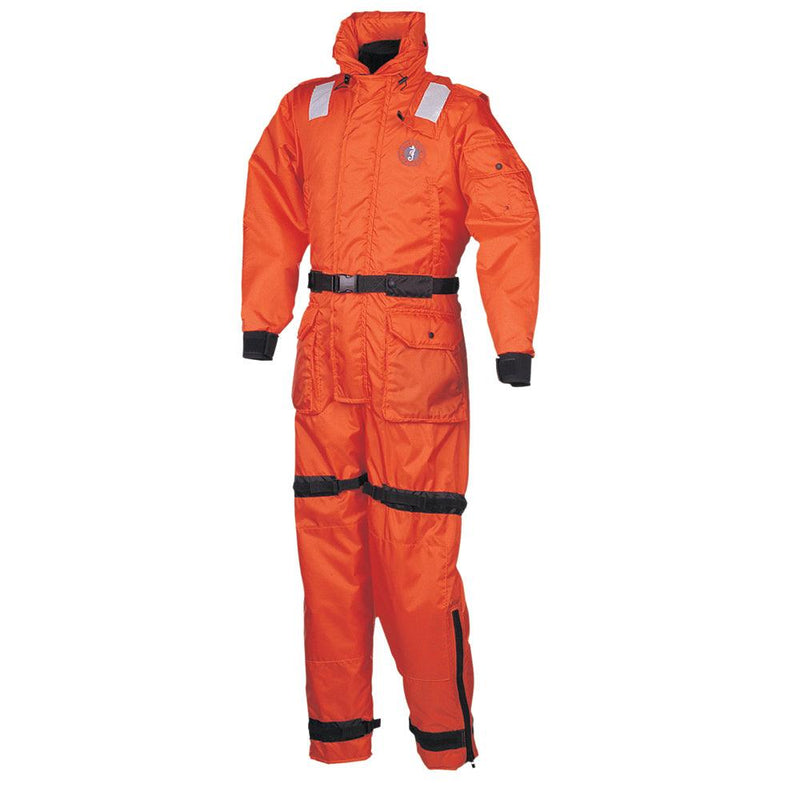 Mustang Deluxe Anti-Exposure Coverall Work Suit - Orange - Medium [MS2175-2-M-206] - Wholesaler Elite LLC