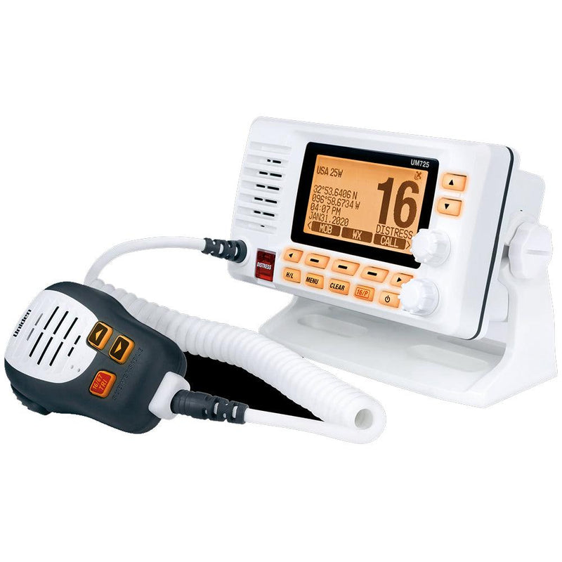 Uniden UM725 Fixed Mount Marine VHF Radio - White [UM725] - Wholesaler Elite LLC