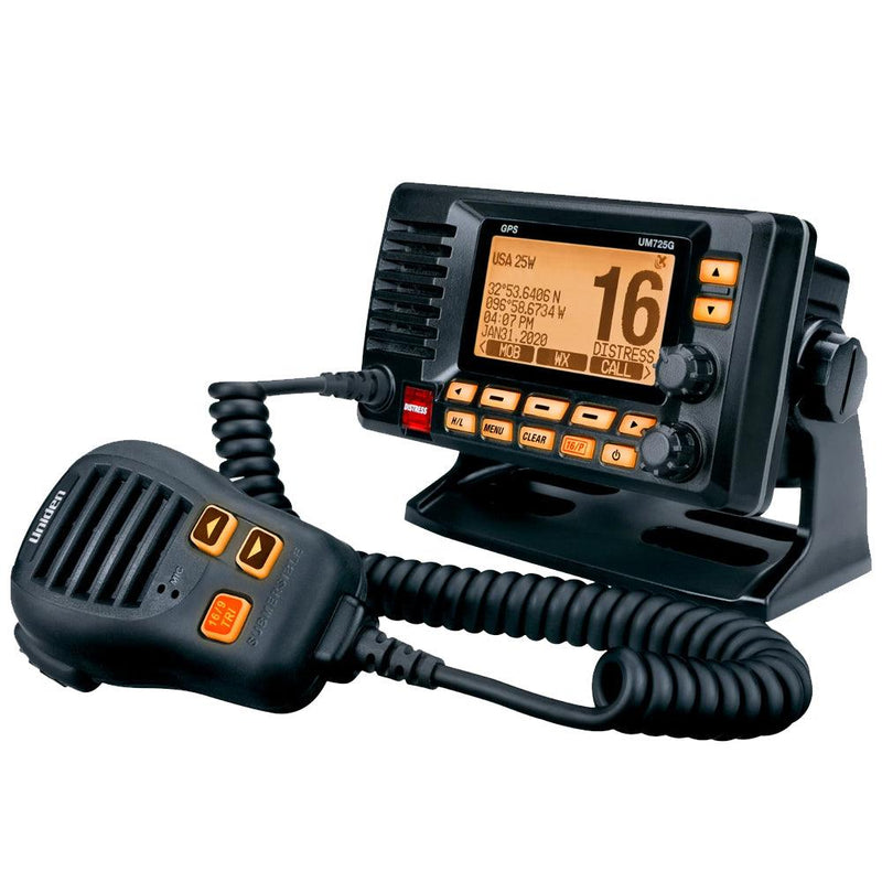 Uniden UM725 Fixed Mount Marine VHF Radio - Black [UM725BK] - Wholesaler Elite LLC