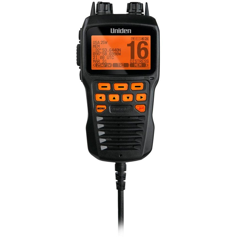 Uniden Remote Mic f/UM725 VHF Radios - Black [UMRMICBK] - Wholesaler Elite LLC