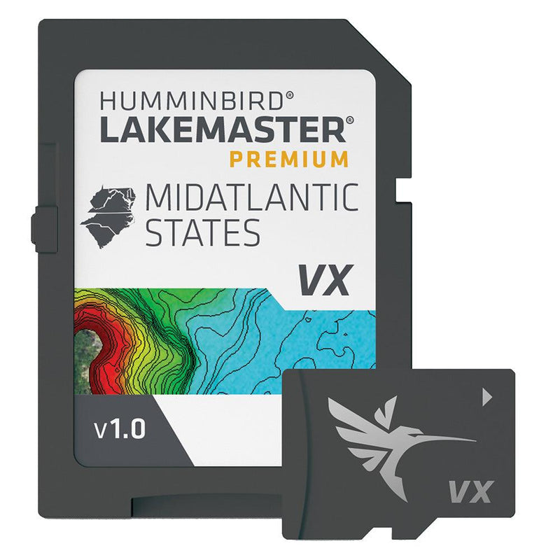 Humminbird LakeMaster VX Premium - Mid-Atlantic States [602004-1] - Wholesaler Elite LLC