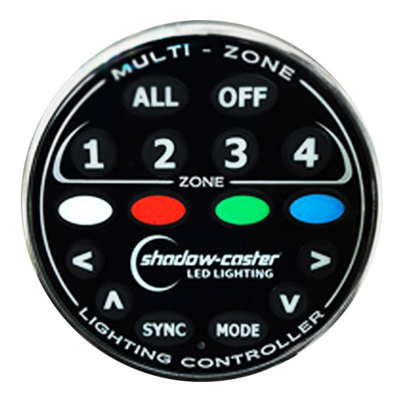 Shadow-Caster Round Zone Controller 4 Channel Remote f/MZ-LC or SCM-LC [SCM-ZC-REMOTE] - Wholesaler Elite LLC