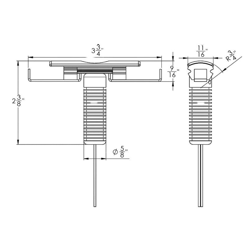 TACO Rub Rail Mounted LED Nav Light Set f/SuproFlex Only [F38-9960] - Wholesaler Elite LLC