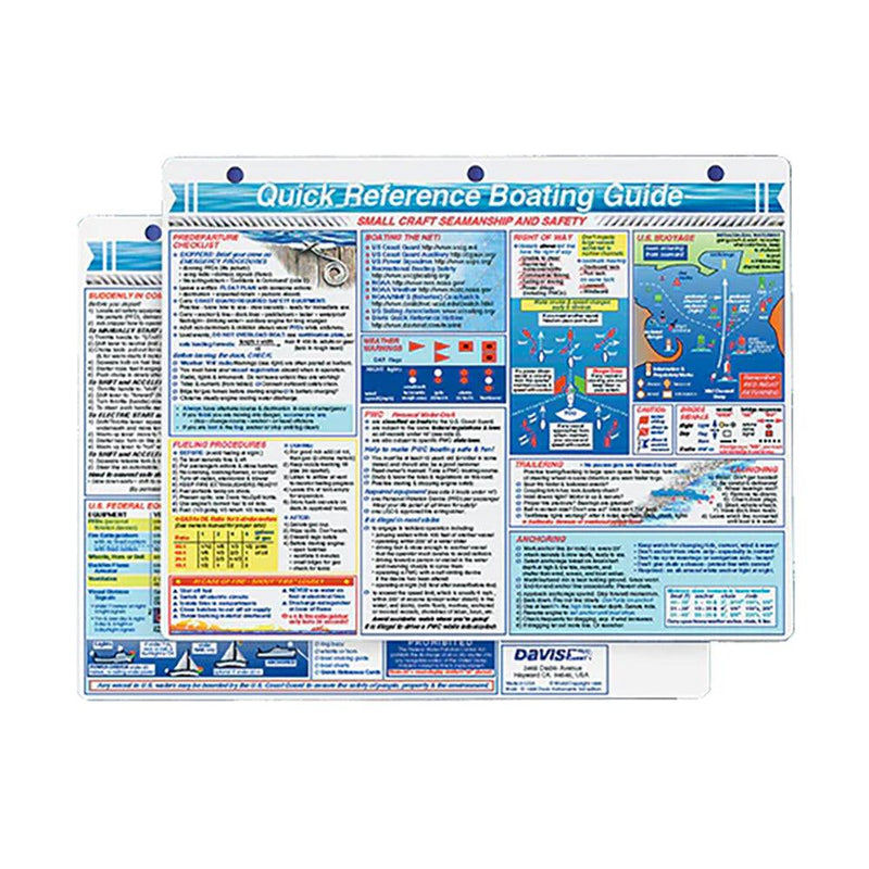 Davis Quick Reference Boating Guide Card [128] - Wholesaler Elite LLC