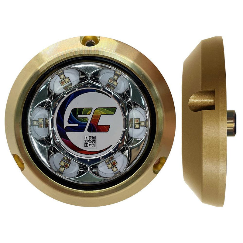 Shadow-Caster SC3 Series CC (Full Color Change) Bronze Surface Mount Underwater Light [SC3-CC-BZSM] - Wholesaler Elite LLC