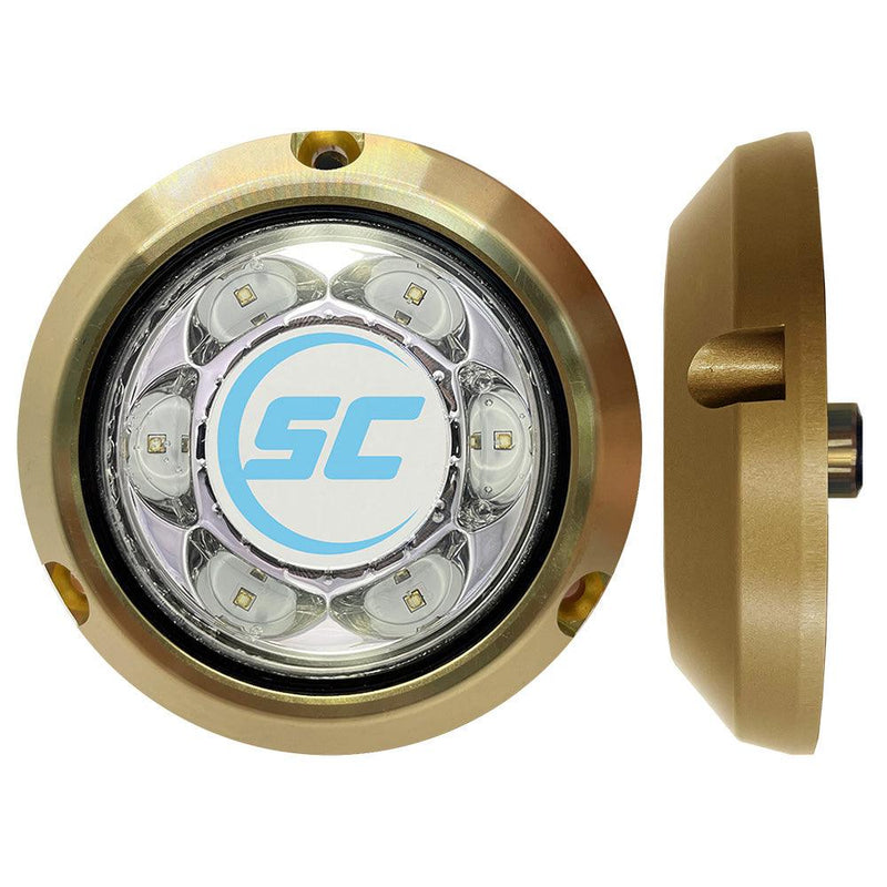 Shadow-Caster SC3 Series Great White Bronze Surface Mount Underwater Light [SC3-GW-BZSM] - Wholesaler Elite LLC