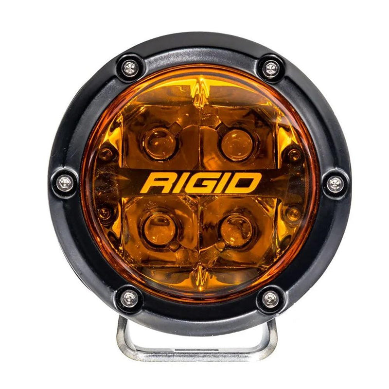 RIGID Industries 360 Series 4" Spot w/Amber Pro Lens - Pair [36123] - Wholesaler Elite LLC